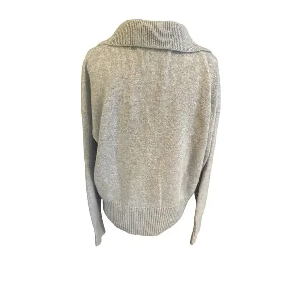 Banana Republic Gray 100% Cashmere Sweater - Size Large - Picture 2 of 6